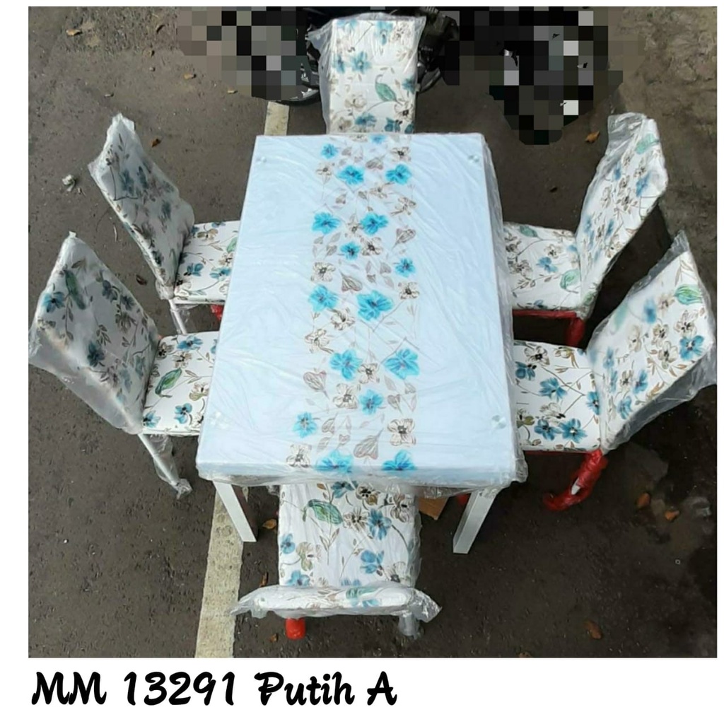 meja makan 6 kursi