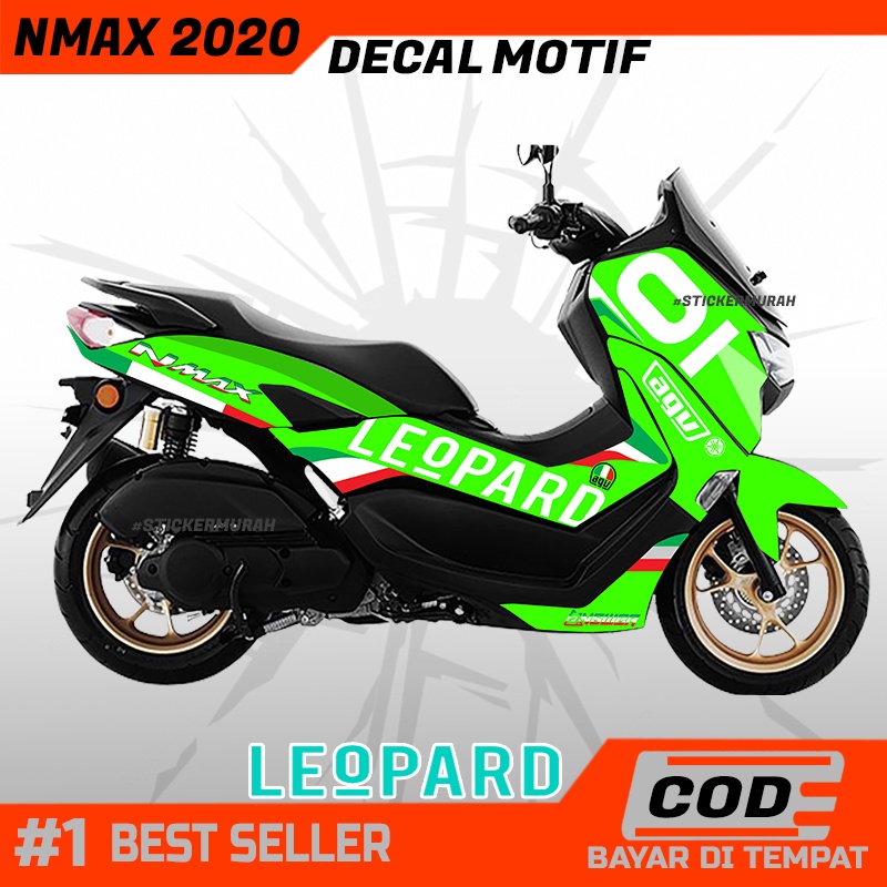 DECAL BODY MOTOR NMAX 2020 FULL BODY NMAX 2020 MOTIF LEOPARD