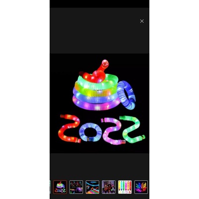 pop tube LED mainan anak