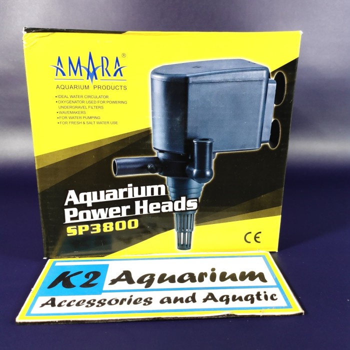 Promo Amara Sp 3800 Pompa Celup Aquarium Amara 3800 Power Head 2800 L