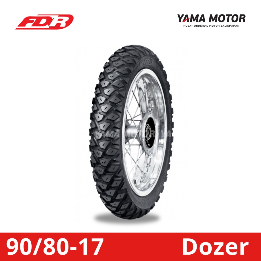 BAN LUAR FDR BEBEK TUBE TYPE SEMI TRAIL RING 17 DOZER 90 80-17 YAMAHA