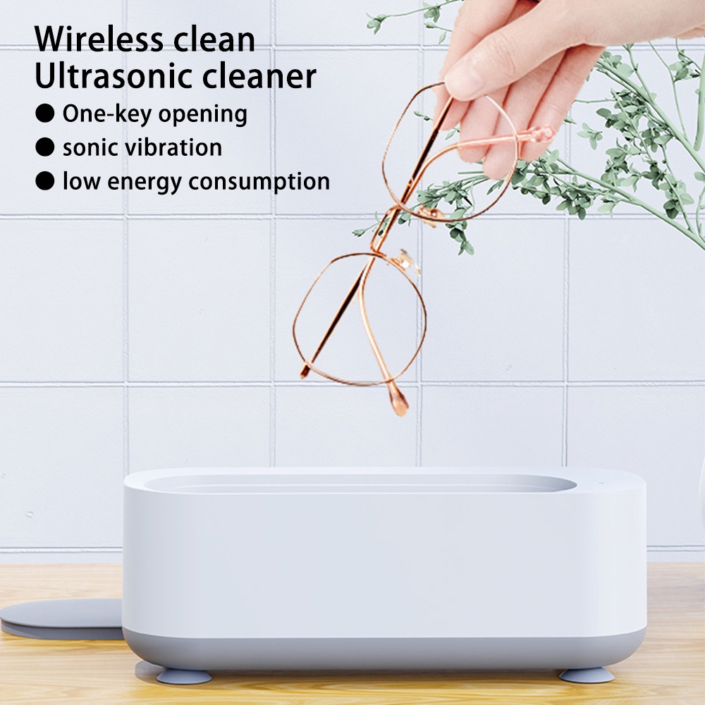 Mesin Pembersih Ultrasonik Satu Tombol Pembersih Cerdas Peralatan Rumah Tangga Kecil Getaran Cleaning Machine Portable Cleaners For Washing Jewelry Glasses Watch