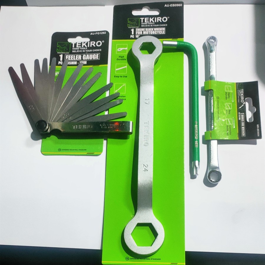 Kunci Stel Klep Tekiro - Kunci Penyetelan Klep Motor Set 4 Pcs Tekiro