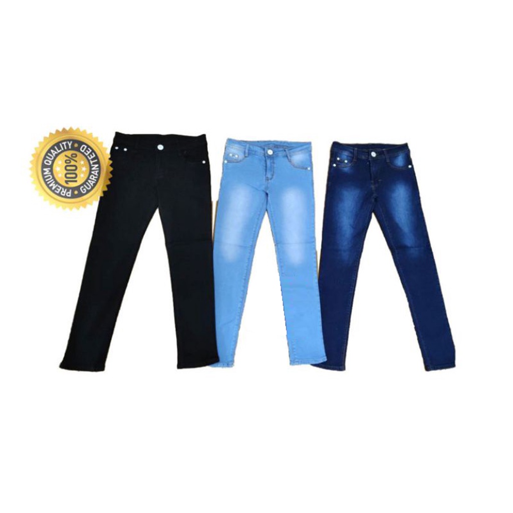 Celana Jeans Pensil Skinny Anak Tanggung Wanita Size 24-27