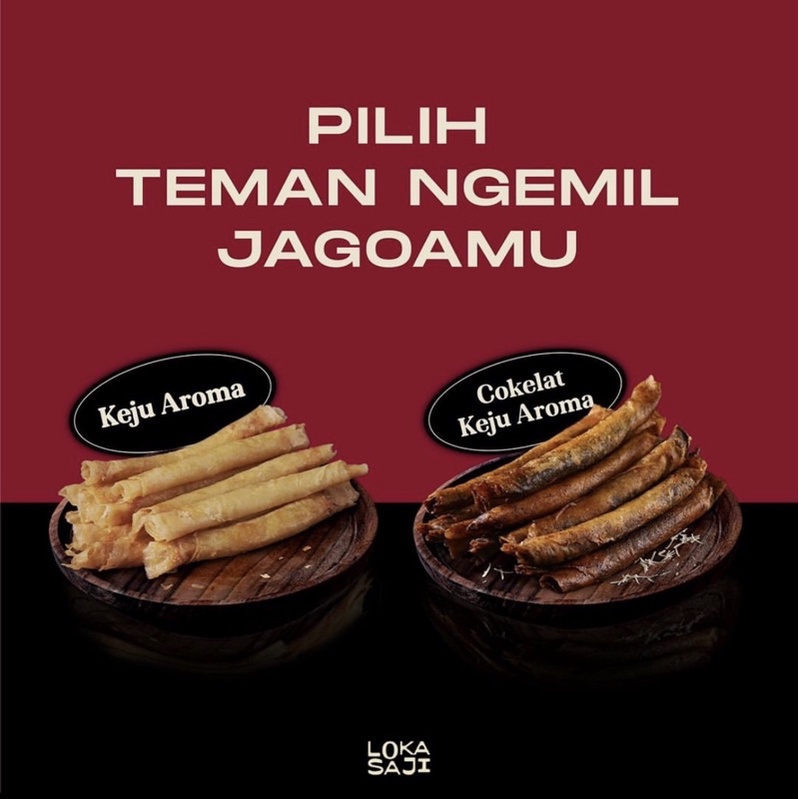 

LOKASAJI Keju Aroma (isi 10 pcs)