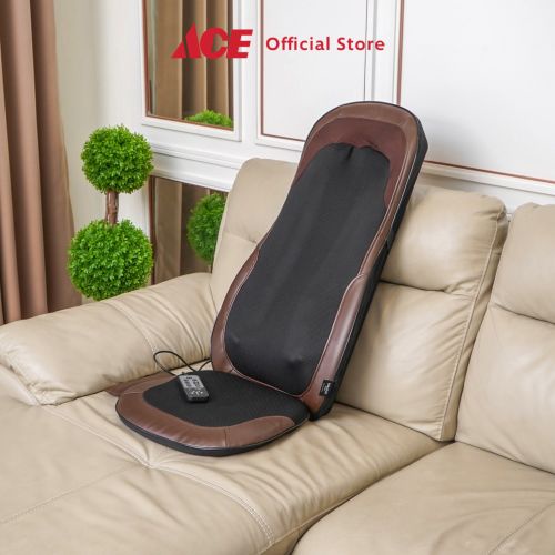 Ace Lexata Bantalan Kursi Pijat Shiatsu 3D 02 - Hitam/Cokelat Massage Seat Cushion Alat Pijat Duduk Punggung Electric Massager Alat Kesehatan-2