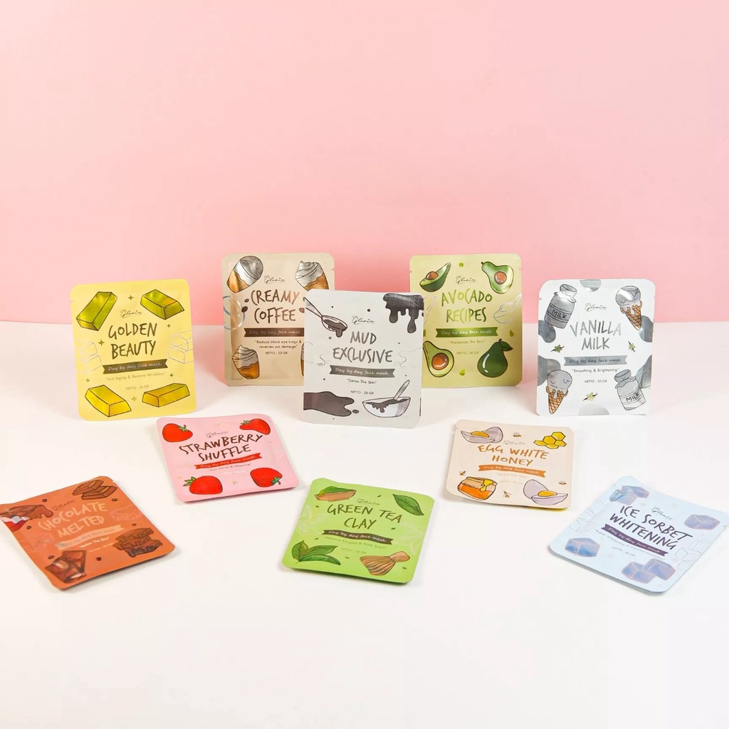 LIVI - (BESAR) Masker Lea Gloria 20gr - KEMASAN BARU