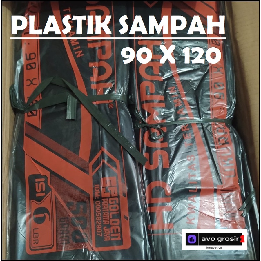 plastik sampah best quality 90 x 120 kantong sampah polybag tebal