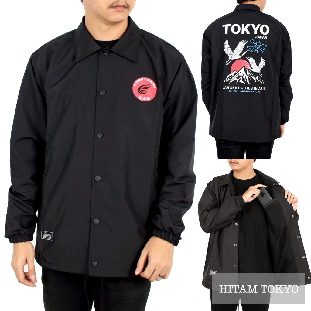 AKN - COACH JACKET SURFING PANTAI ORIGINAL WANGKERS / JAKET COACH WINDBREAKER PRIA SURFING ANTI AIR