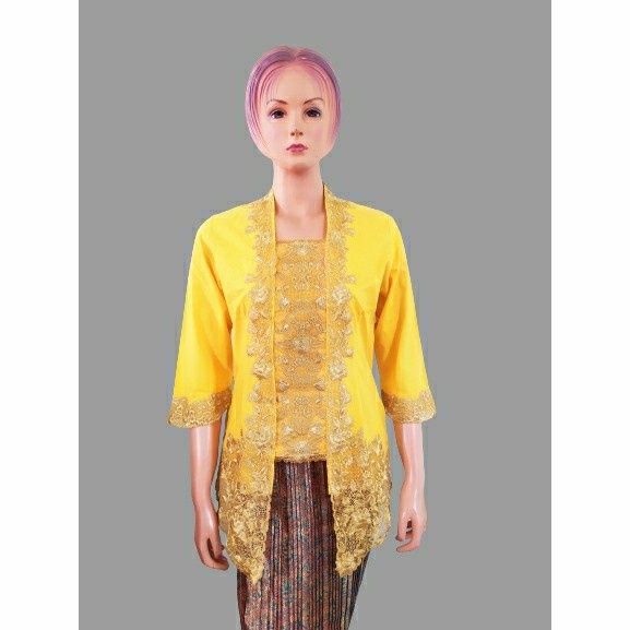 

ARD NEW - Kebaya Kutu baru Bordir Ananta - Kuning, L