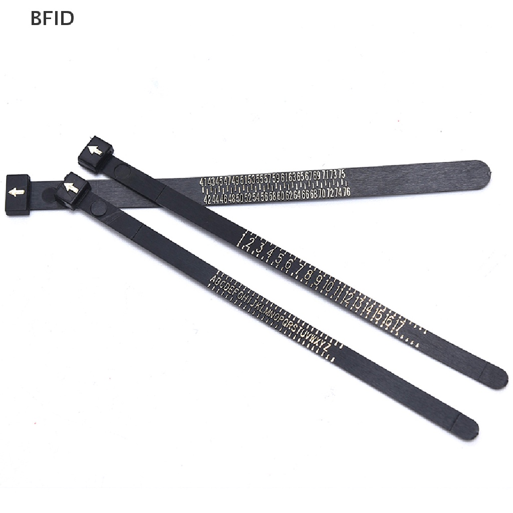 [BFID] Ring Sizer US/Eropa/UK Tape Ruler Pengukur Jari Perhiasan Measure Gauge Tool [ID]