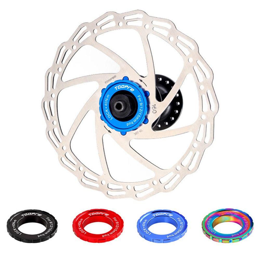 Lanfy Sepeda Centerlock Adaptor Bersepeda Sepeda Rem Cakram Rem Rotor Sepeda Gunung Hub 6baut Rotor Auminum Alloy Sepeda Center Lock Konversi