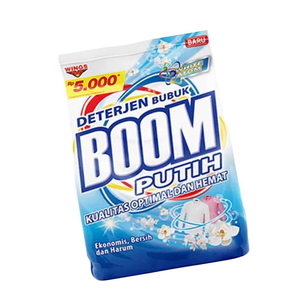 WHITE BOOM/ Deterjen Bubuk/ Deterjen Ekonomi/ White Atom 300g