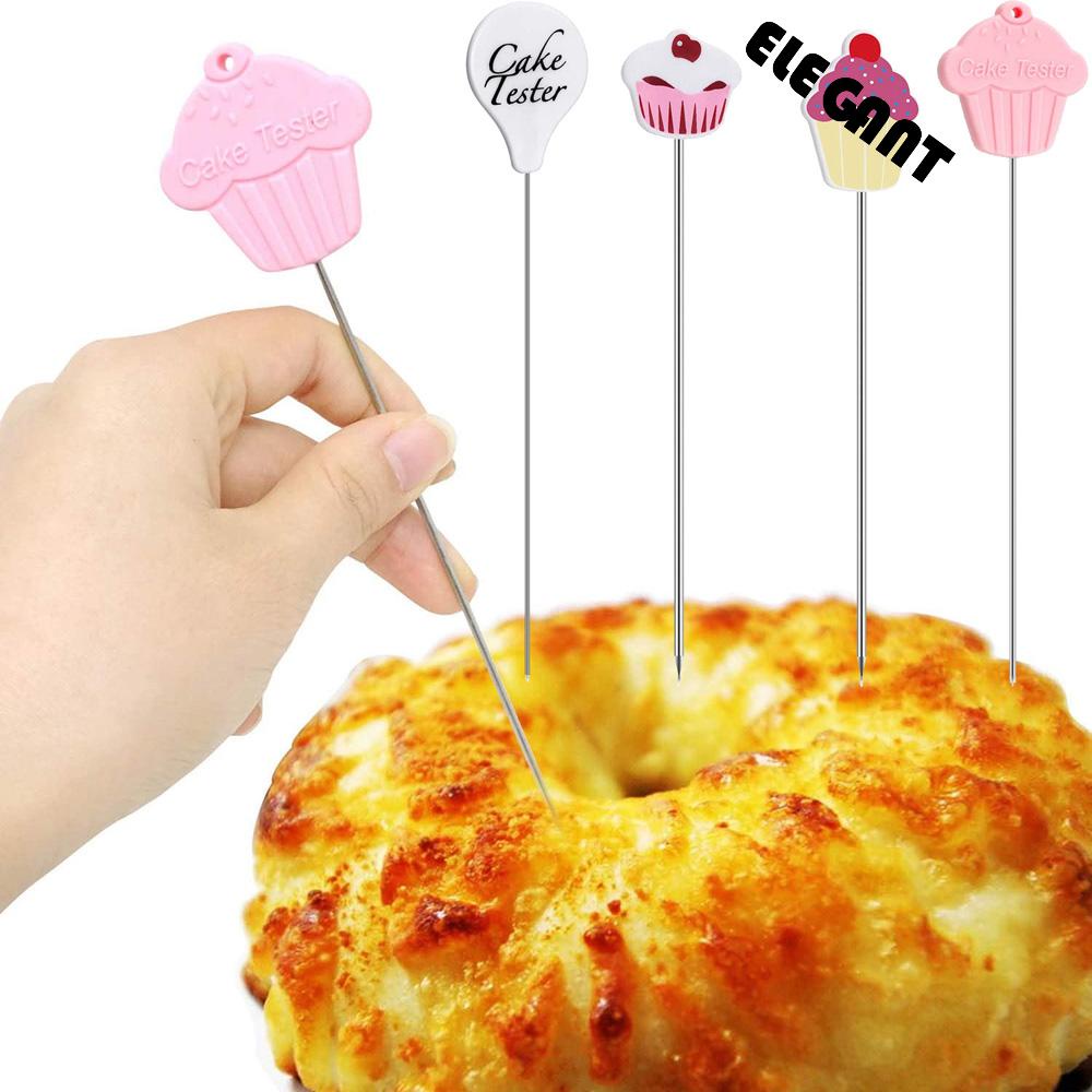 ELEGANT Durable Cake Tester Stainless Steel Baking Tool Biscuit Needle Convenient Fondant Muffin Kitchen Utensil Bread Testing Cupcake Probe