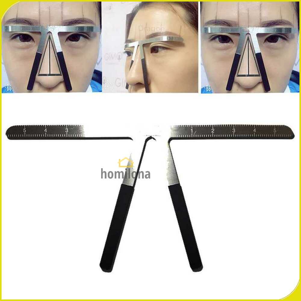 Biutte.co Penggaris Alis Eyebrow Balance Ruler Measure Shaping Tool
