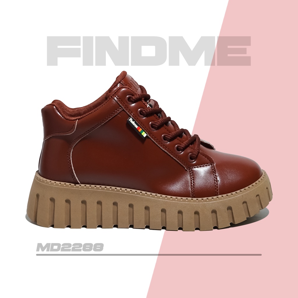 SEPATU SNEAKERS WANITA MODEL BOOTS KECE INSOLE NYAMAN LUAR KEREN BAHAN PU IMPORT MD2288