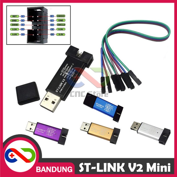 ST-LINK MINI V2 PROGRAMMER FOR STM8 STM32 USB DOWNLOADER DEBUGER EMULATOR STLINK ST LINK