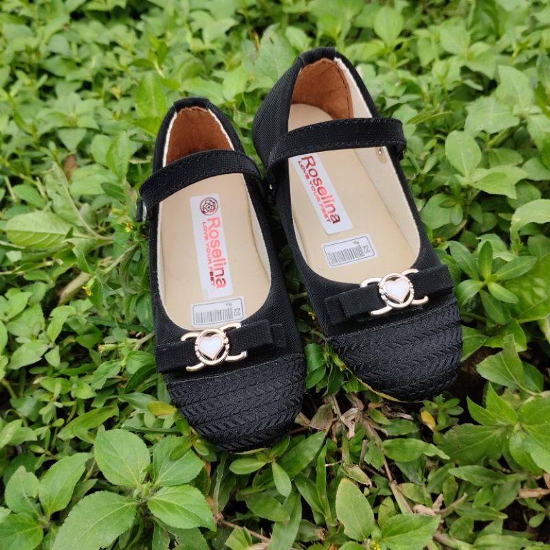 khainuna sepatu flat anak pita kilat kombinasi size 22-25