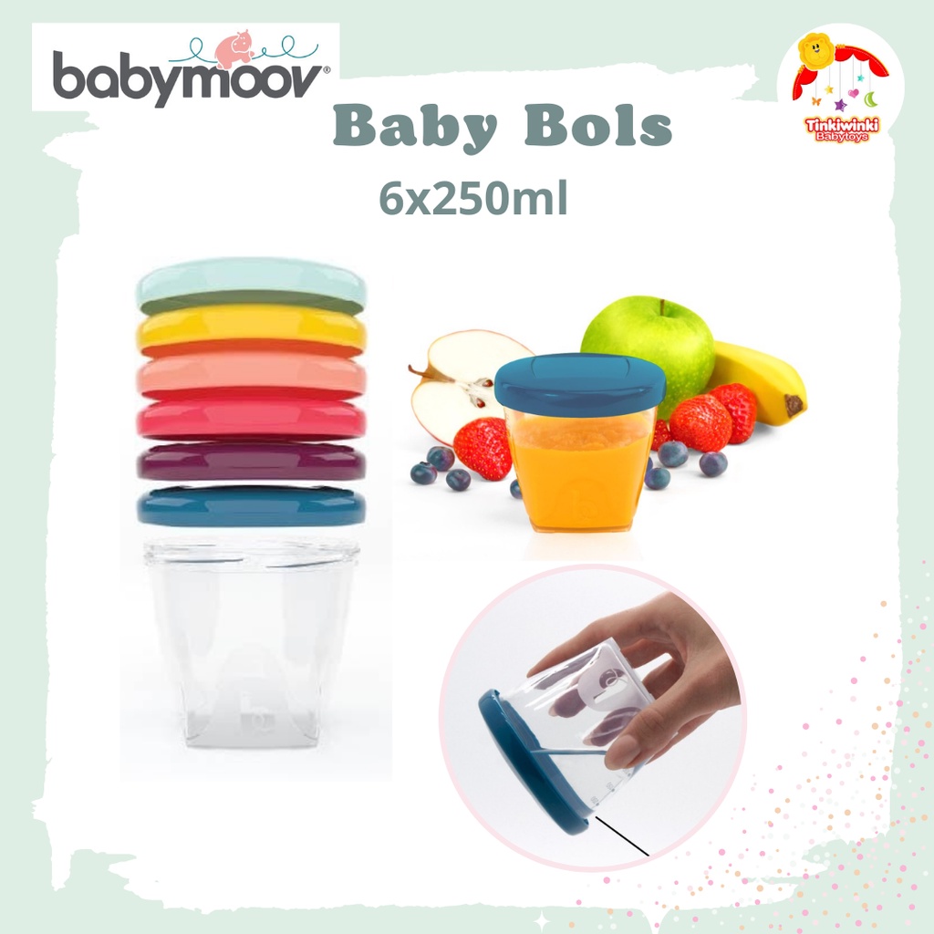 Babymoov Babybols Baby Bowls 6x250ml