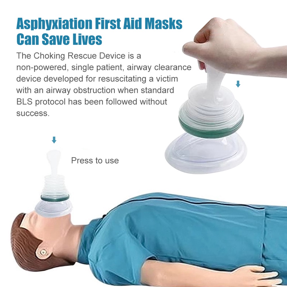 Alat Rescue Tersedak Aksesori Alat Darurat Latihan Hisap Kuat