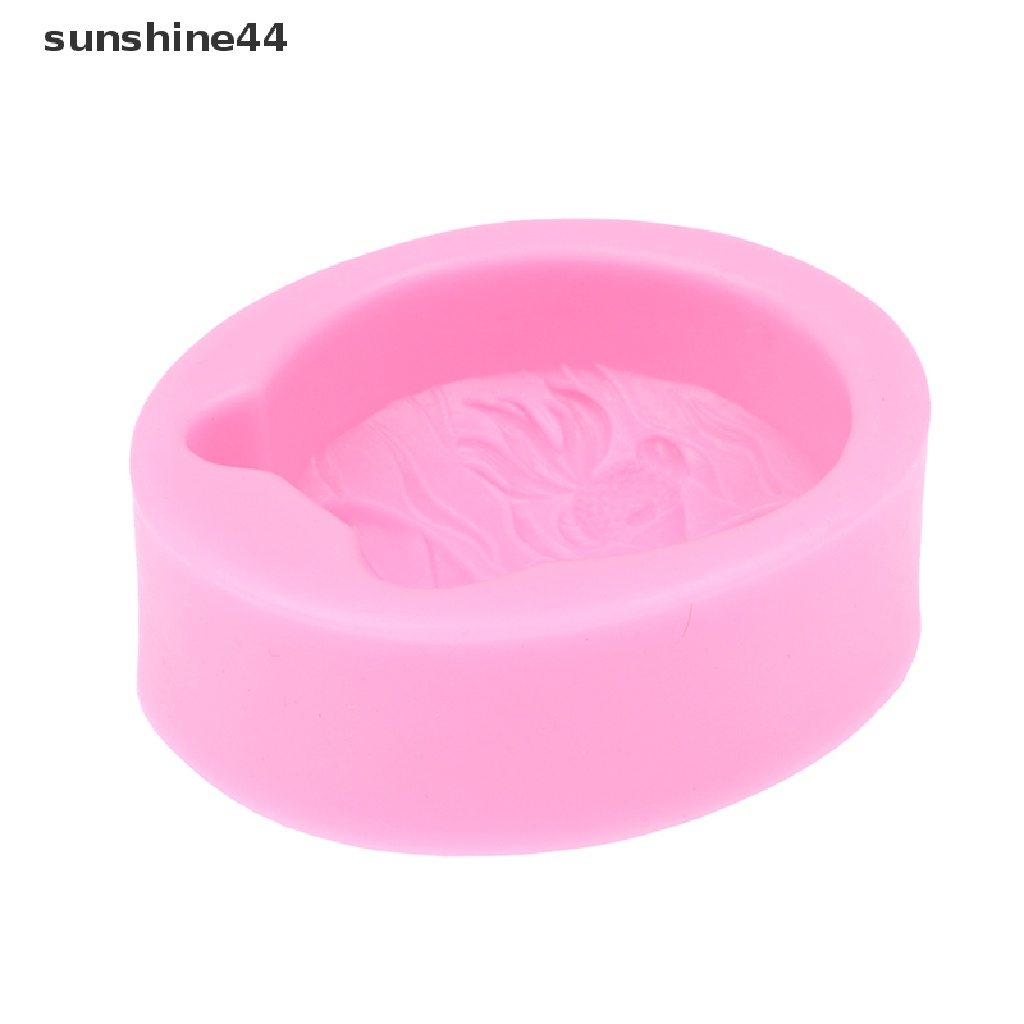 Sunshine Cetakan Silikon Anti Lengket 3D Silicone Soap mold DIY New Cat Fish Craft Art.