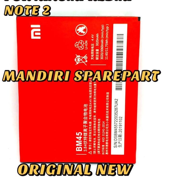 Big Seller  Batre Xiaomi Redmi Note 2 Bm45 Batre Xiaomi Redmi Note 2 new