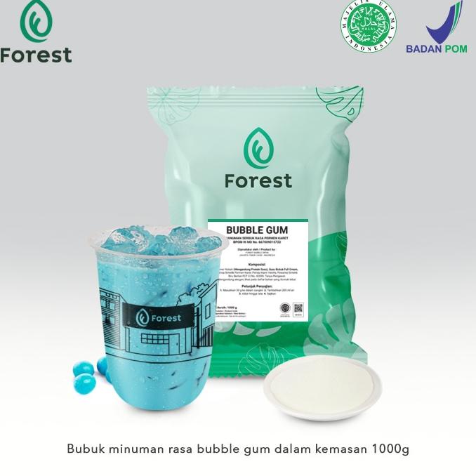 

[Brand] Bubuk Minuman BUBBLE GUM Powder - FOREST Bubble Drink Promo Spesial