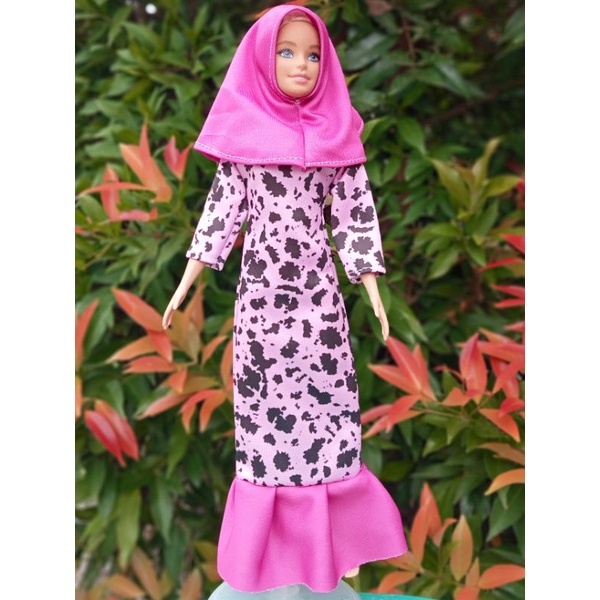 Baju muslim Barbi berbi handmade