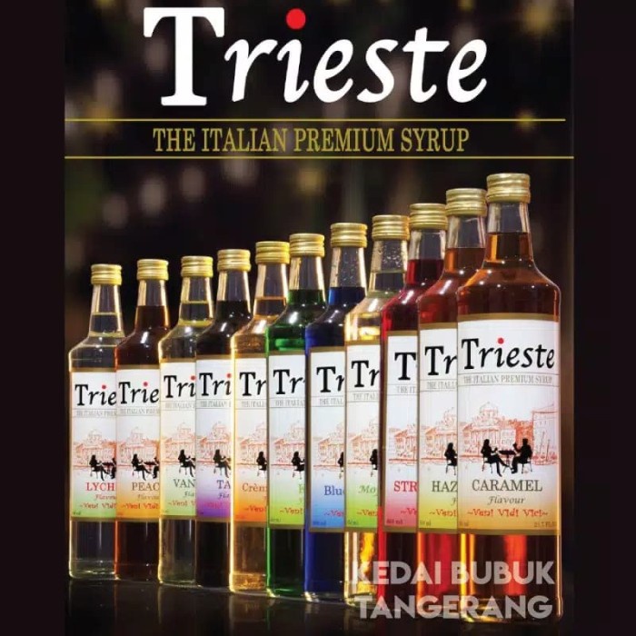 

TRIESTE SYRUP SIRUP MADE IN ITALY 650ML
