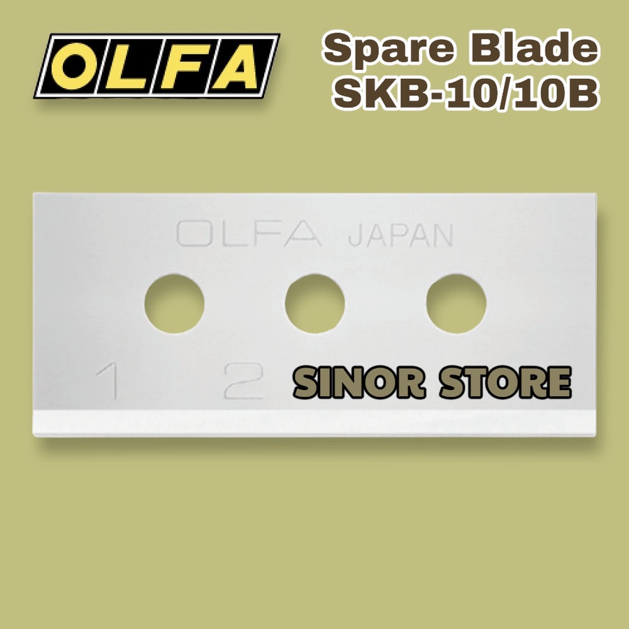 Olfa Cutter REFILL SKB-10/10B Spare Blade 10 pcs Per Pack