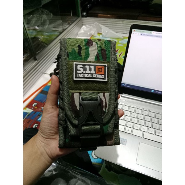 Sarung HP Tactical 511 | Tempat HP Tactical Army 511 | Wadah HP Pinggang Model Jaring | Bisa COD loreng baru