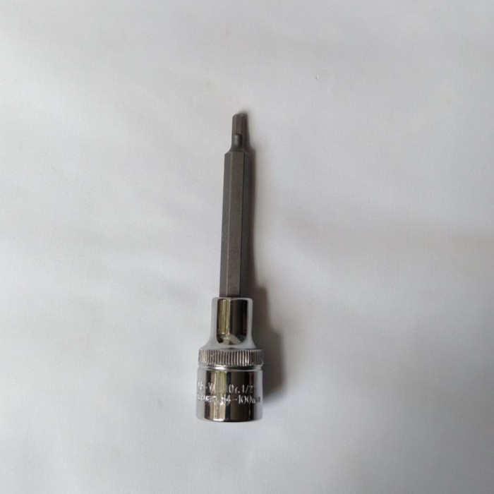 (NO BRAND) HEX BIT socket 4MM 1/2inch mata sock kunci L 4 mm hexbit