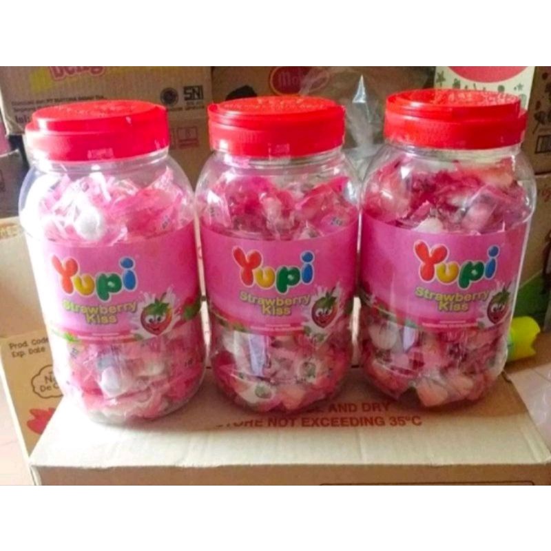 

PERMEN KISS YUPI KEMASAN TOPLES 300GR - Exp 01.05.2026