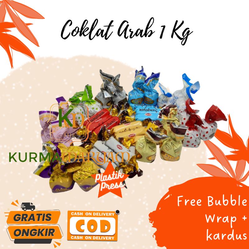 

COKELAT ARAB Premium 1Kg Pasti Fresh || Cokelat Mix Untuk Camilan Mood Booster Dari Truffle Deluxe || Oleh Oleh Haji Umroh || Toko Kurma Maryam