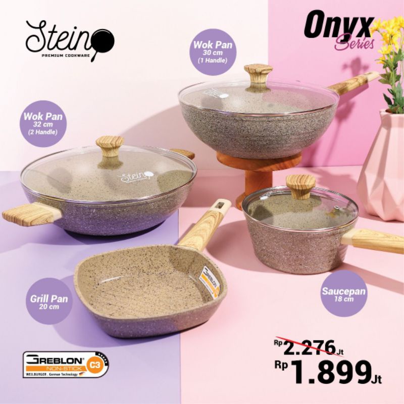 Stein Cookware Paket Onyx