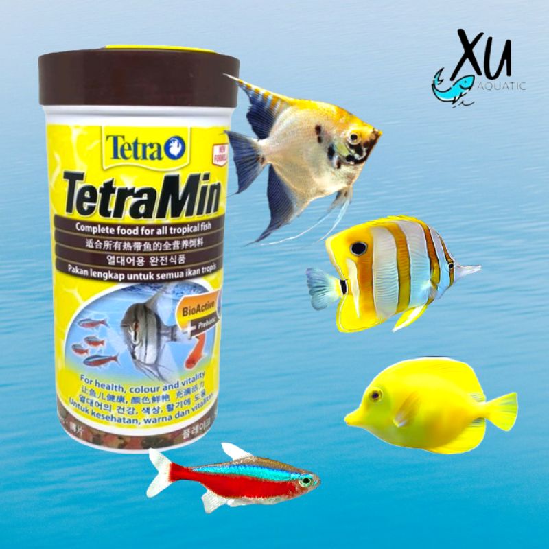 TETRAMIN TETRA MIN 52 GRAM / 250 ML PAKAN FLAKES IKAN HIAS TROPICAL FISH FOOD