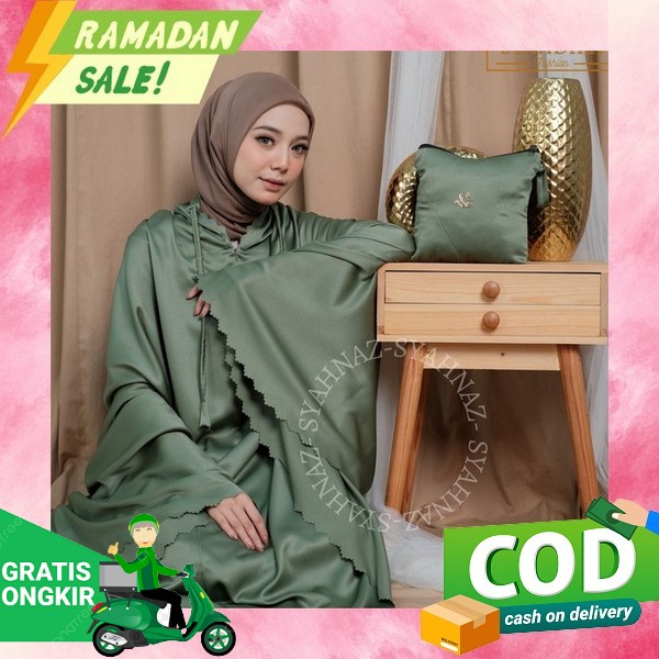 Pusat Grosir Mukena Tasik - Mukena Dewasa 3 In 1 Travelling Katun Premium Hafizah Syahdika - Mukena 