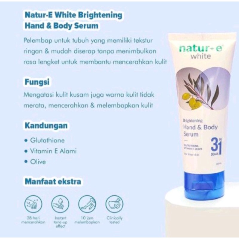 NATUR-E HAND BODY SERUM 180ML 3IN1 BEADS - HAND &amp; BODY LOTION NATUR E