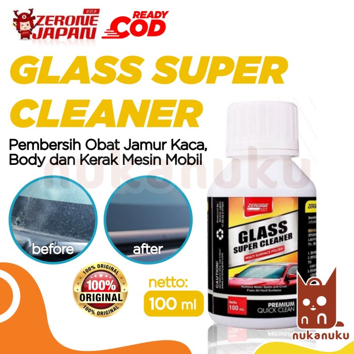 Jamo Zerone Glass Super Cleaner 100Ml Obat Pembersih Jamur Kaca Mobil