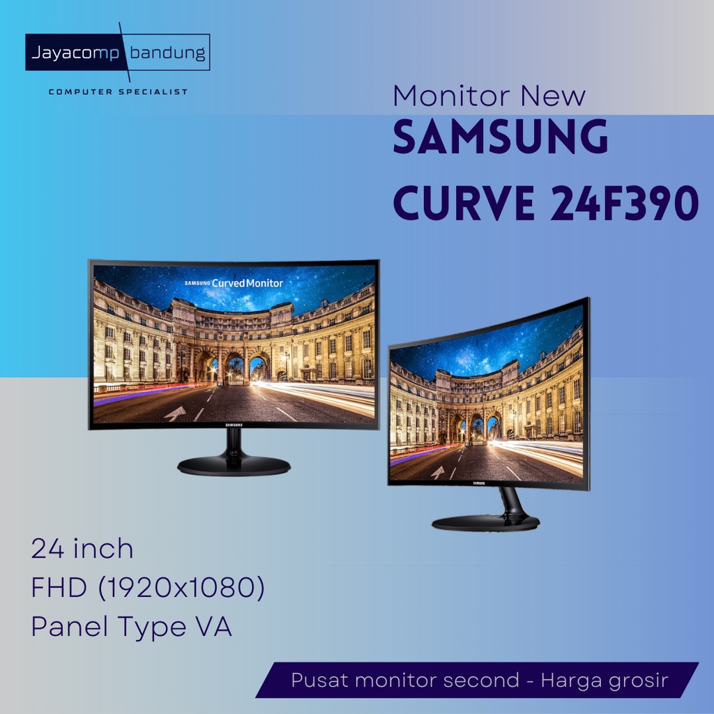 Monitor LED 24 inch Samsung 24F390 Curve - 75Hz (New)