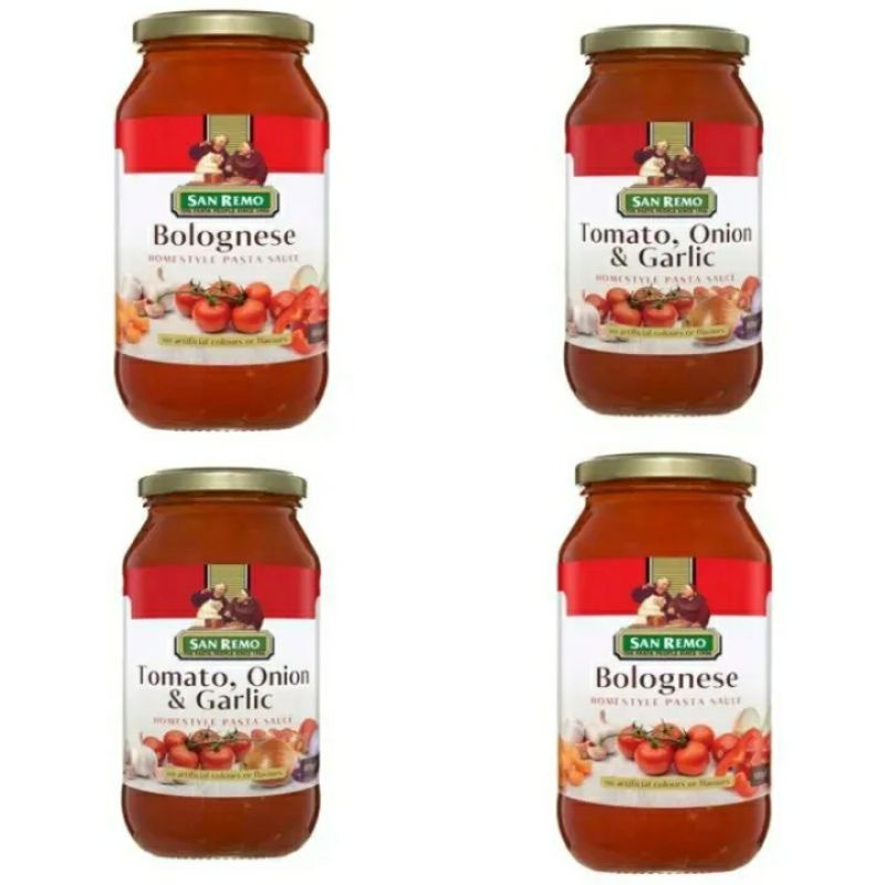 

SAN REMO TOMATO ONION GARLIC 500GR | SAUCE | PASTA (rijek kemasan)