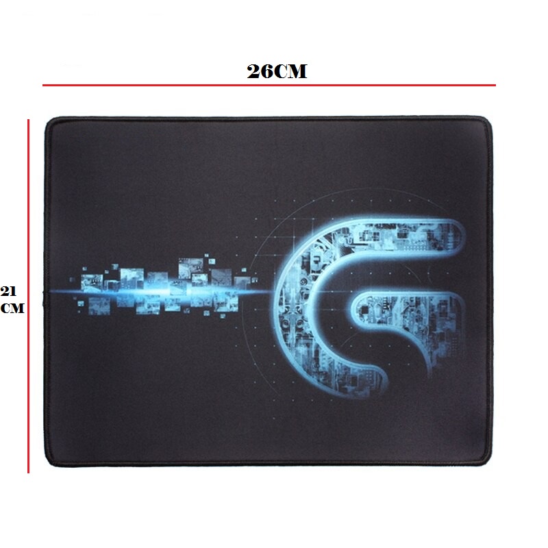 Mousepad Gaming logo Logi G-Version Jahit Pinggir 26