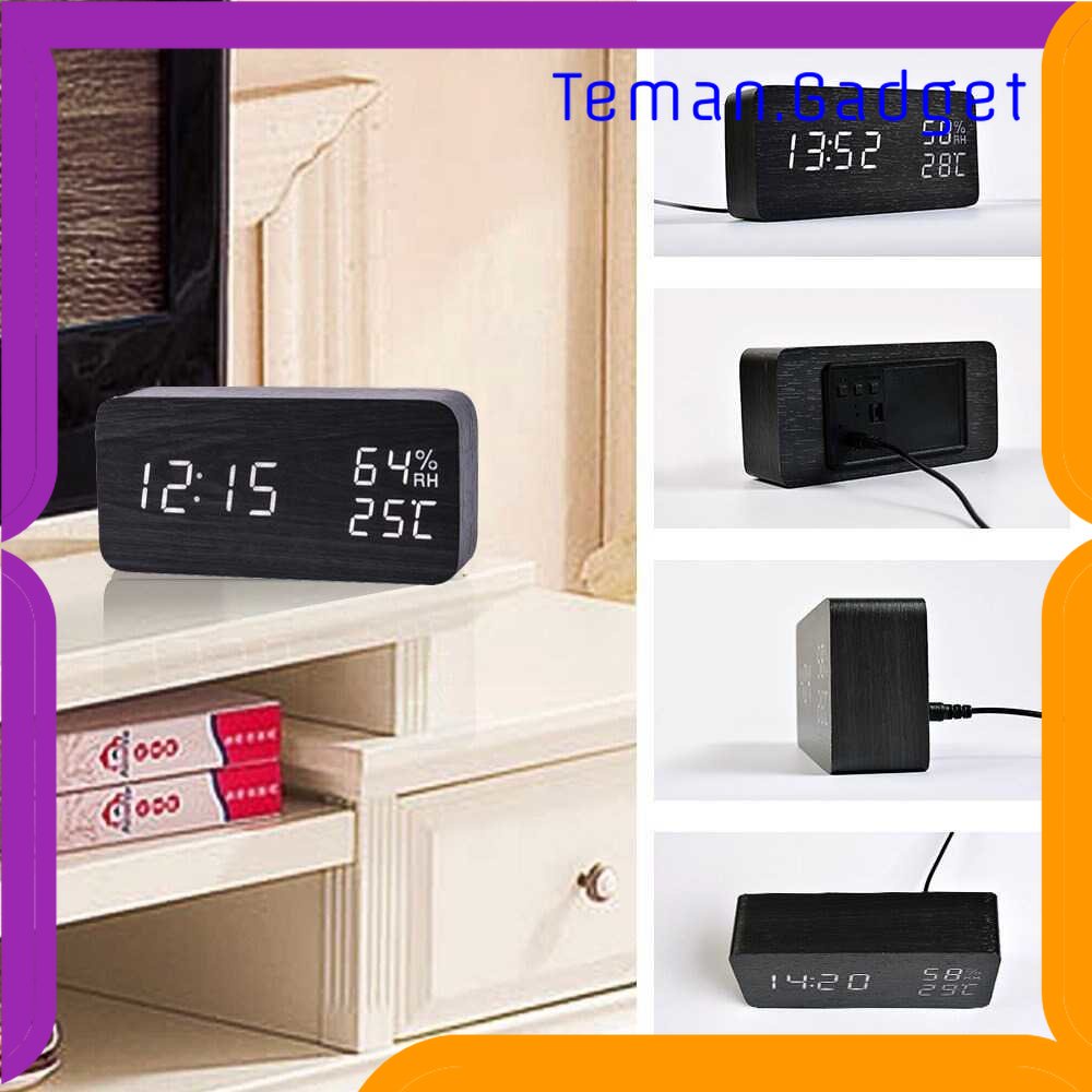 TG-PJM LikyYou Jam Meja Digital LED Clock Temperature Humidity Control - CYP-105
