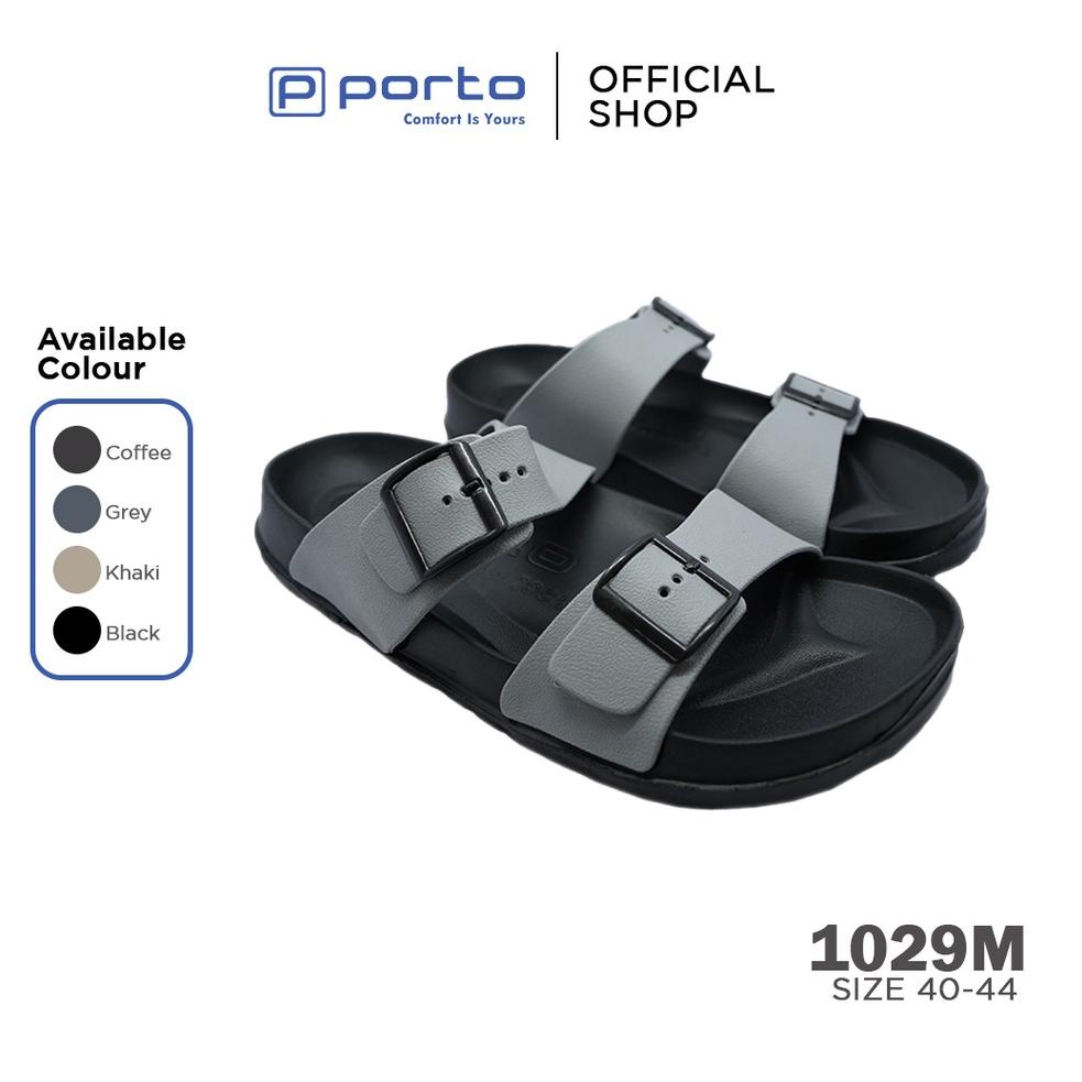 ゼ Porto 1029M - Sandal Pria Sandal Selop Porto Original WOW BANGET 98N