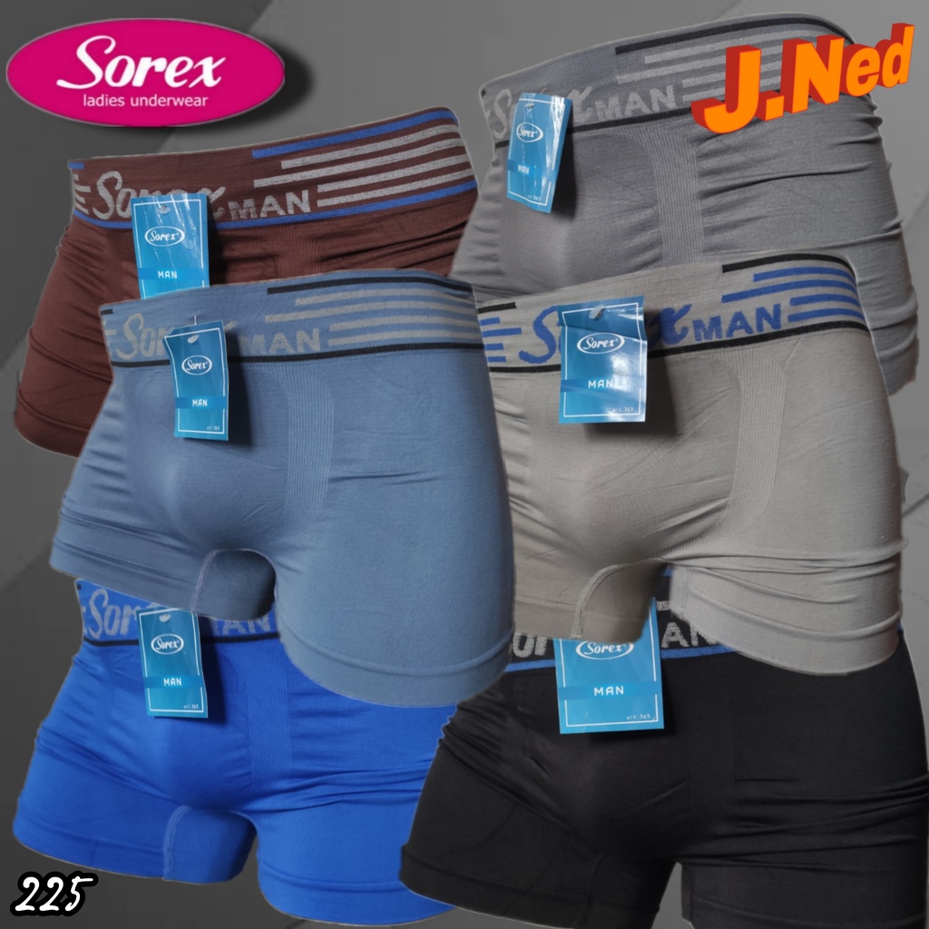 J225 CD BOXER PRIA IMPORT  CELANA DALAM BOXER PRIA SOREX FREE SIZE ( FIT TO XL )