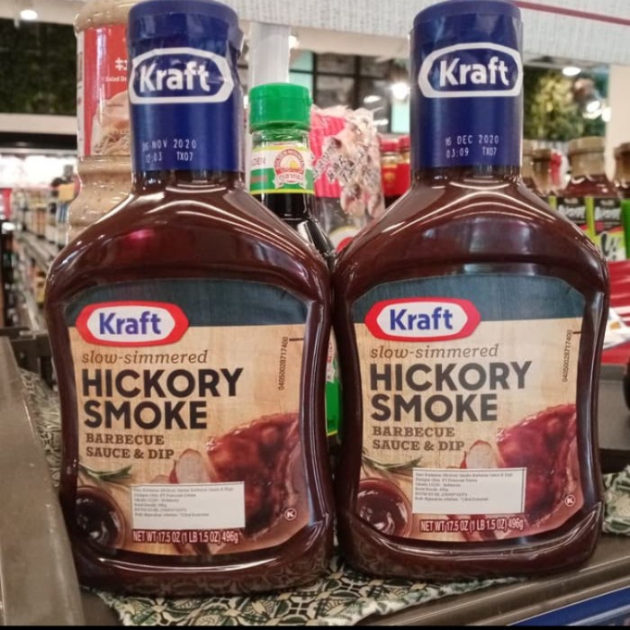 

Kraft bbq hickory smoke sauce 496gr