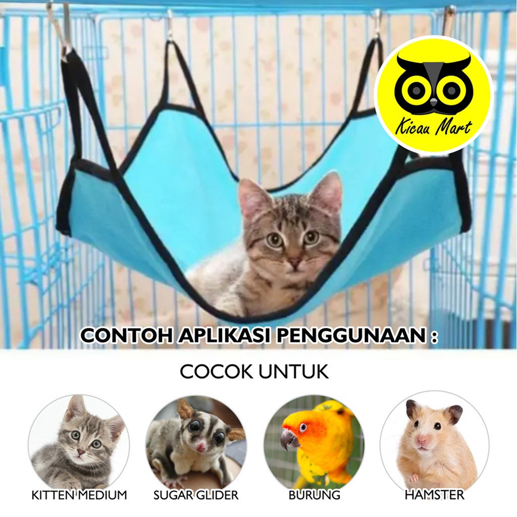 HAMOK HANGAT AYUNAN SUGAR GLIDER BURUNG HAMSTER KUCING KITTEN TEMPAT TIDUR HEWAN FLACE SEMPATI HMSMP