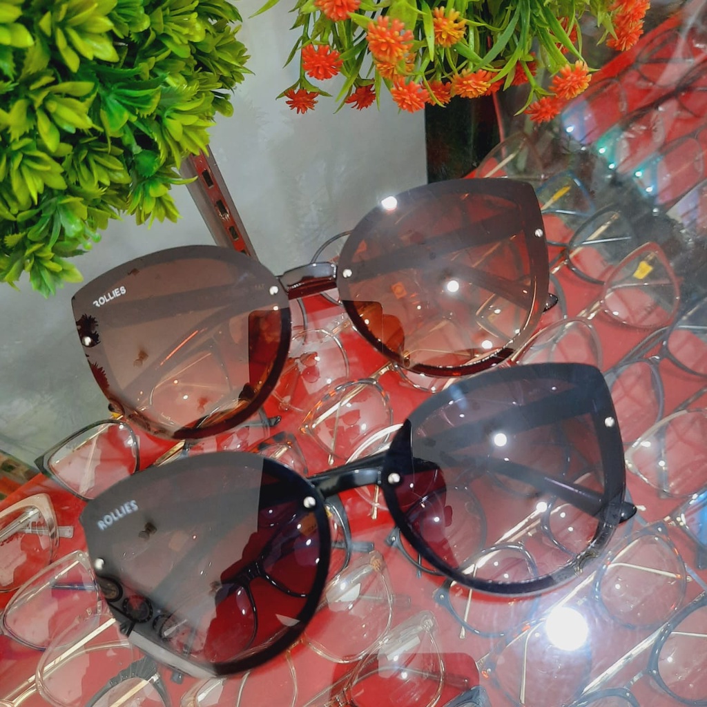 KACAMATA FASHIONABLE WANITA GRADASI TERBARU TYPE VC204/KACAMATA ANTI RADIASI SINAR MATAHARI/KACAMATA HITAM