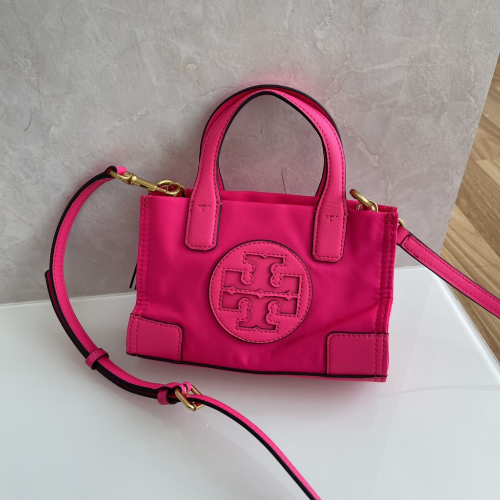 [ORIGINAL 100% Shopee Live]TB0078--18CM-14 0078  T-B  TORY BURCH   mini  small cloth bag mini nylon 