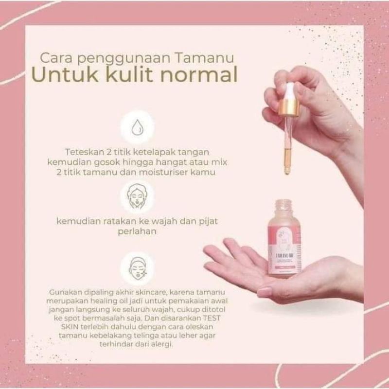 Perle Beaute Tamanu Oil 5ml Kemasan Baru Pakai Box